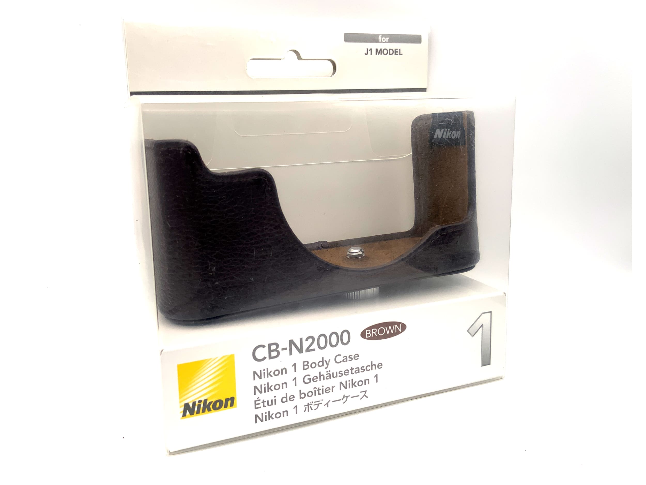 Nikon 1 Gehäusetasche CB-N2000 Body Case Unterteil Tasche Braun OVP