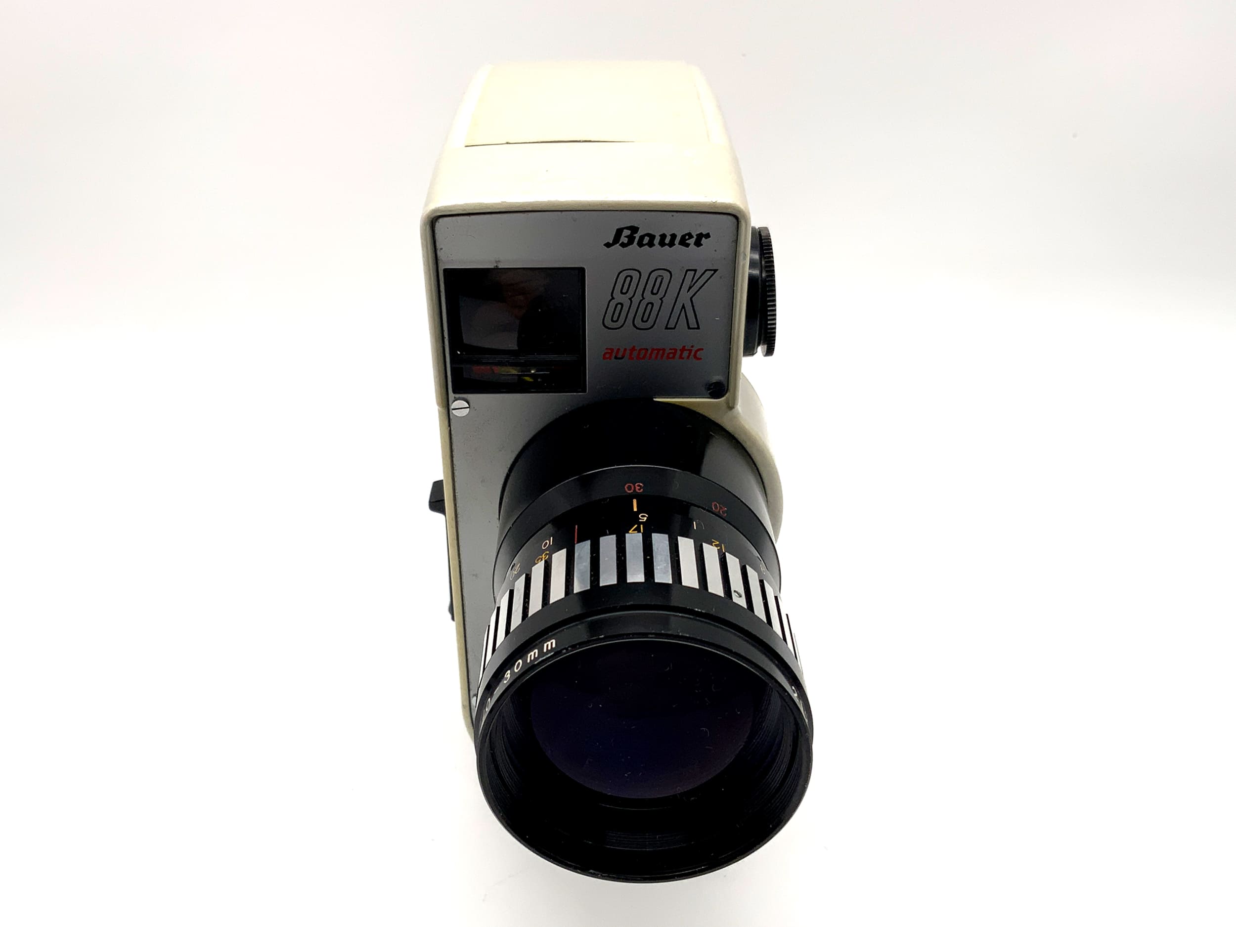 Appareil photo argentique automatique Bauer 88K avec objectif Vario 1:1.8/10-30 mm double film 8 mm