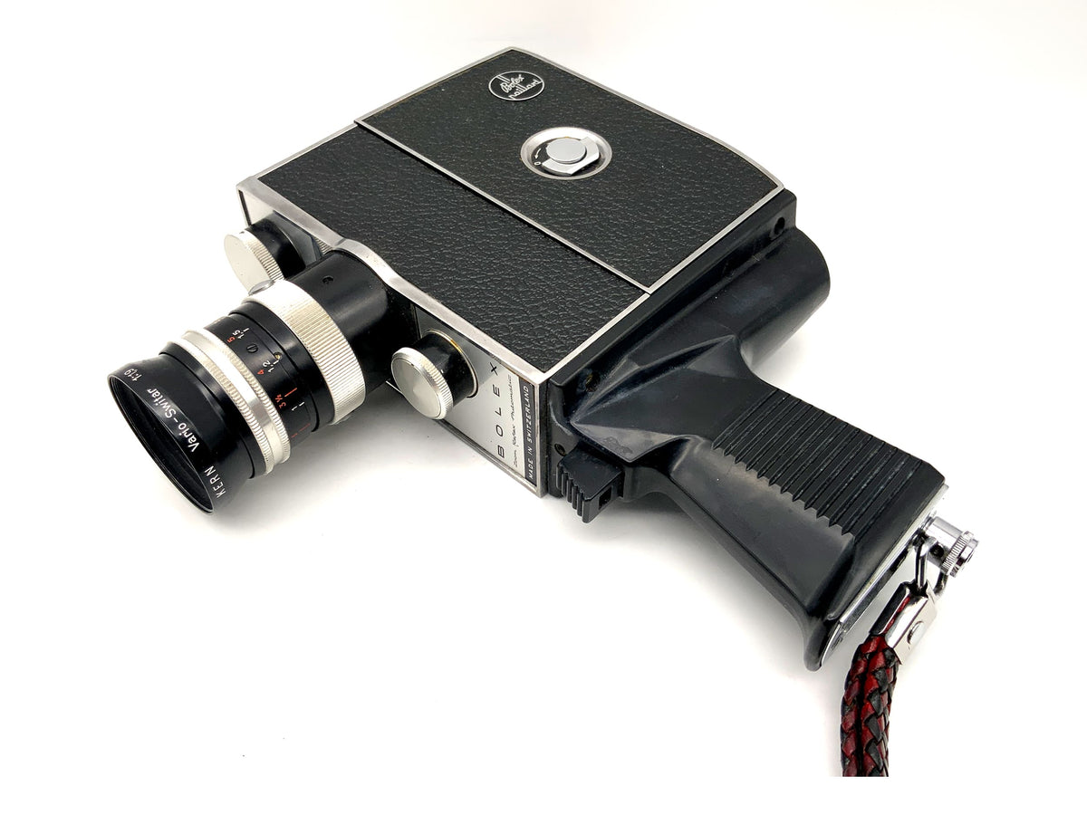 Caméra Bolex Paillard K2 avec objectif Vario-Switar 1:1.9 f=8-36mm double 8mm