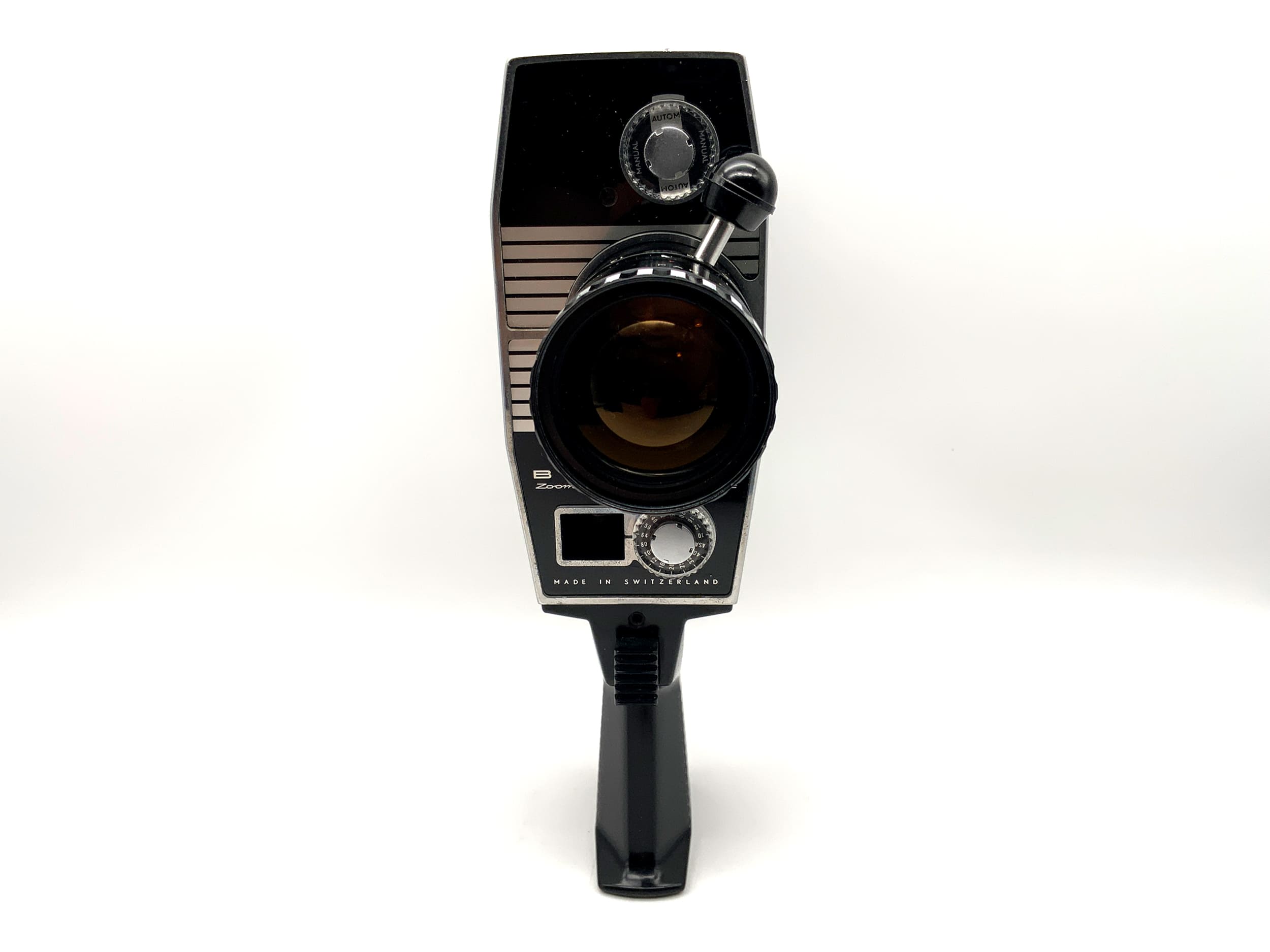 Bolex Paillard Zoom Reflex P4, appareil photo argentique automatique avec objectif double 8 mm f/9-36 1:1,9