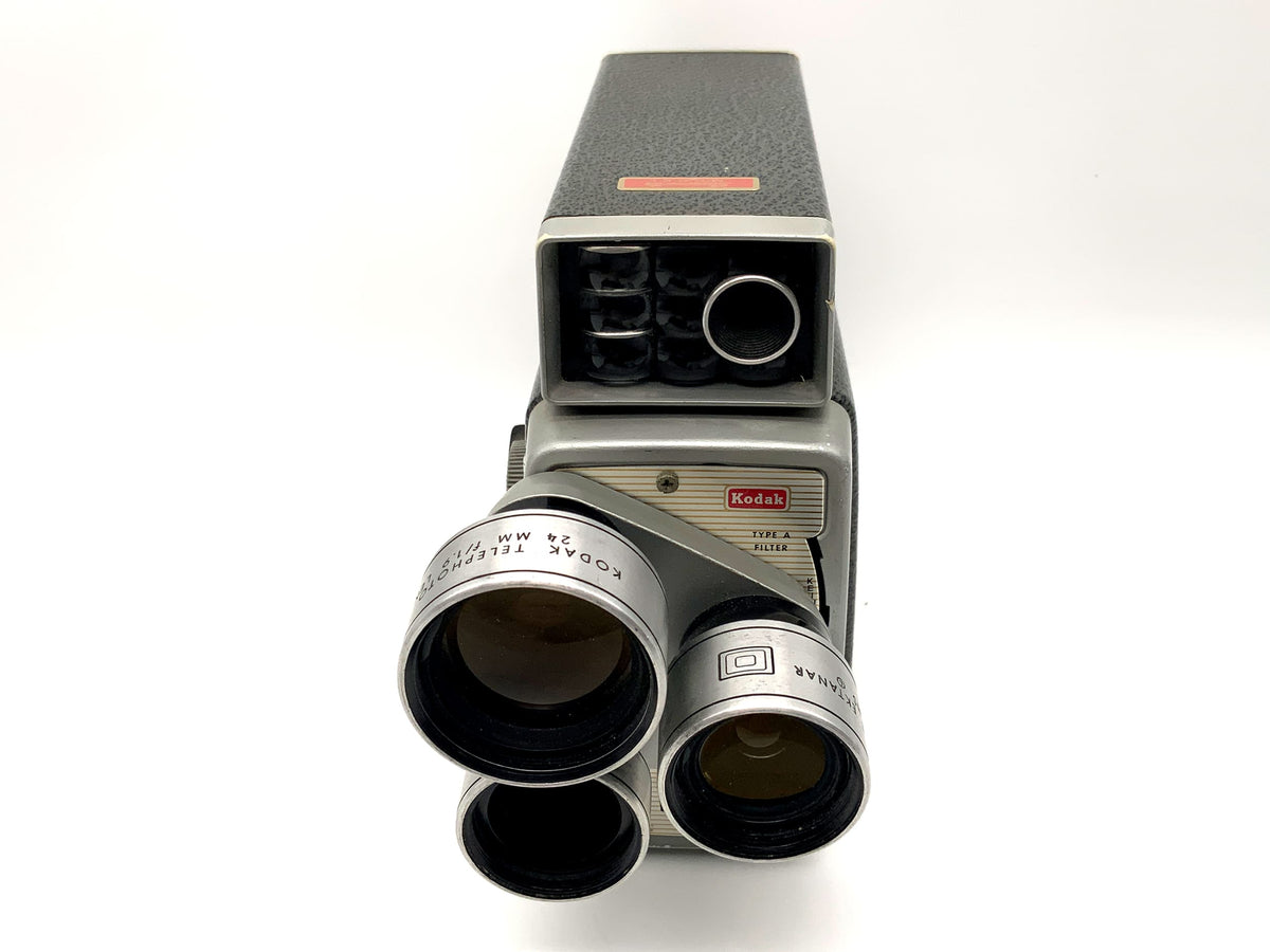 Appareil photo argentique Kodak Scopemeter avec téléobjectif Ektanar f/1.9, double objectif grand angle 8 mm