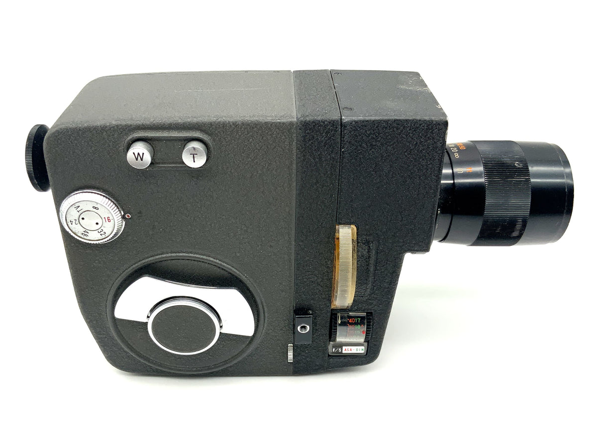 Sankyo 8-Z film camera with zoom lens f=10-30mm 1:1.8 double 8mm film
