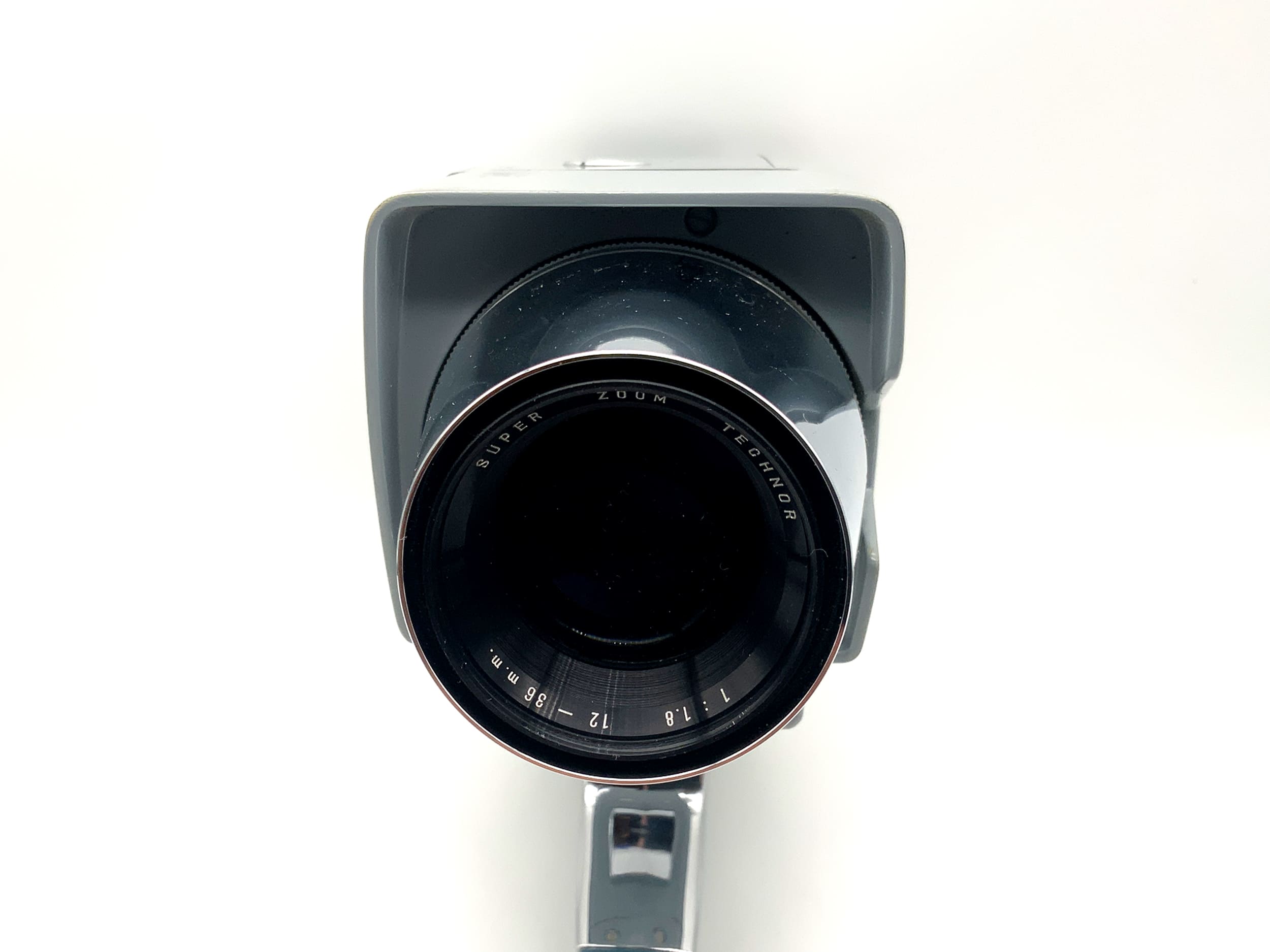 Caméra Technicolor Mark Ten avec objectif Technor 1:1.8 12-36 mm à chargement instantané Super 8