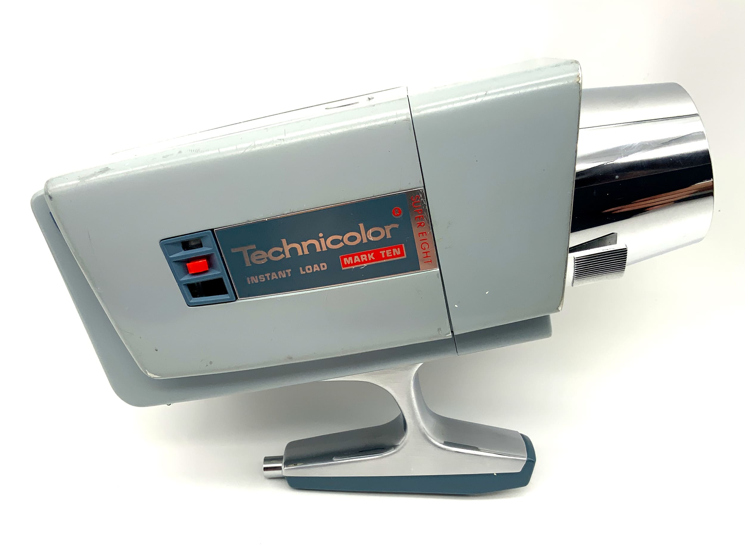 Caméra Technicolor Mark Ten avec objectif Technor 1:1.8 12-36 mm à chargement instantané Super 8
