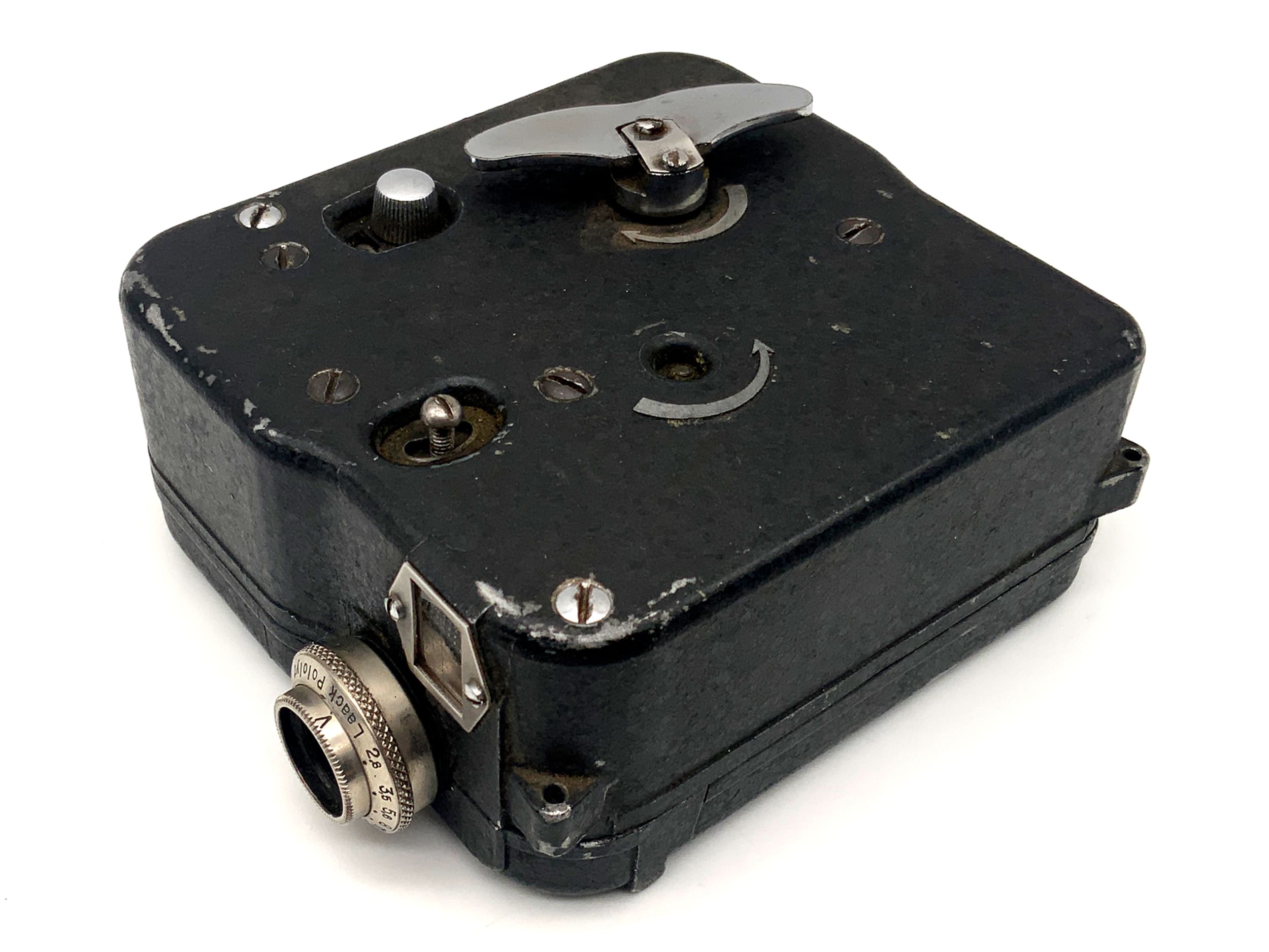 Appareil photo argentique Pathex Düsseldorf avec objectif Laack Pololyt 1:2.8 f=2cm 16mm