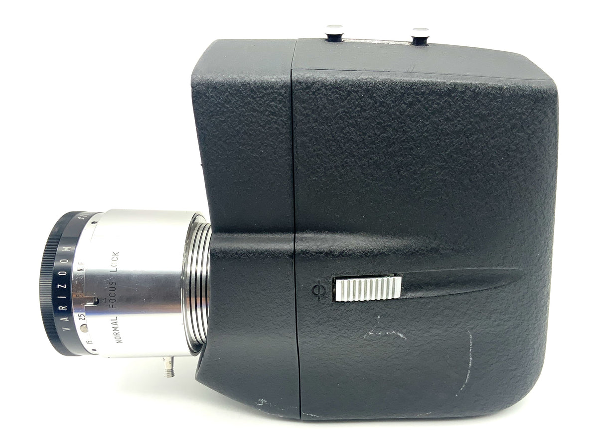 Tower Varizoom film camera with f/1.8 9-27mm dual 8mm narrow film