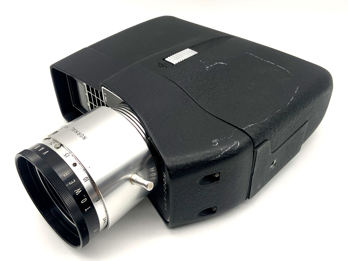 Tower Varizoom film camera with f/1.8 9-27mm dual 8mm narrow film