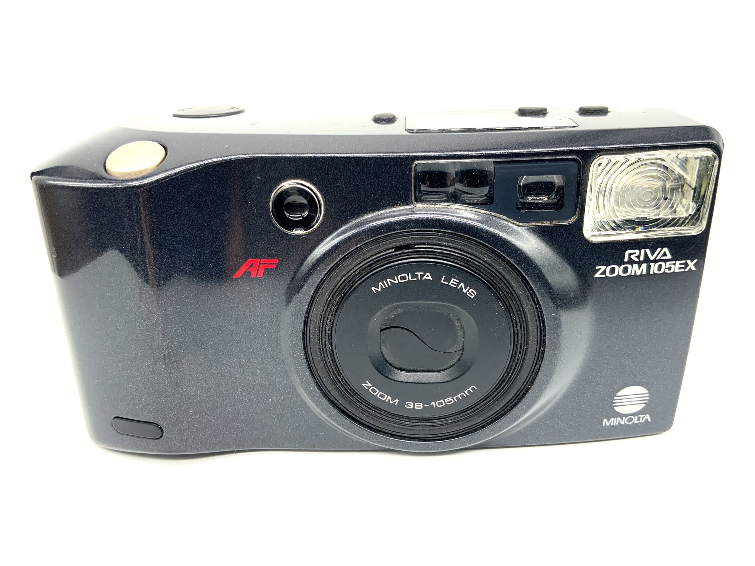 Minolta Riva Zoom 105EX Point&Shoot mit Zoom 38-105mm Analogkamera