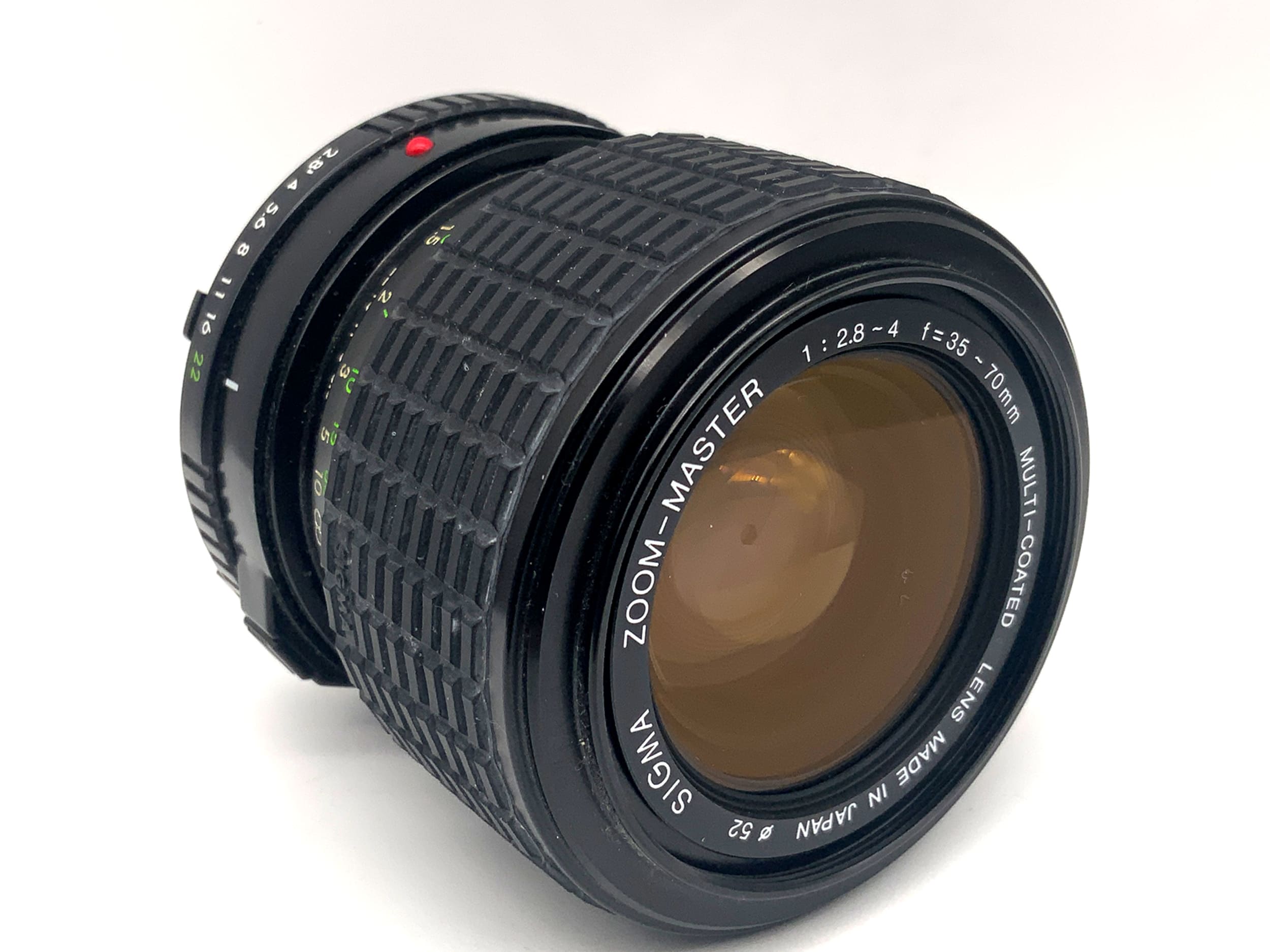 Objectif zoom Sigma 35-70mm 1:2.8-4 Zoom-Master MC (Minolta MD)