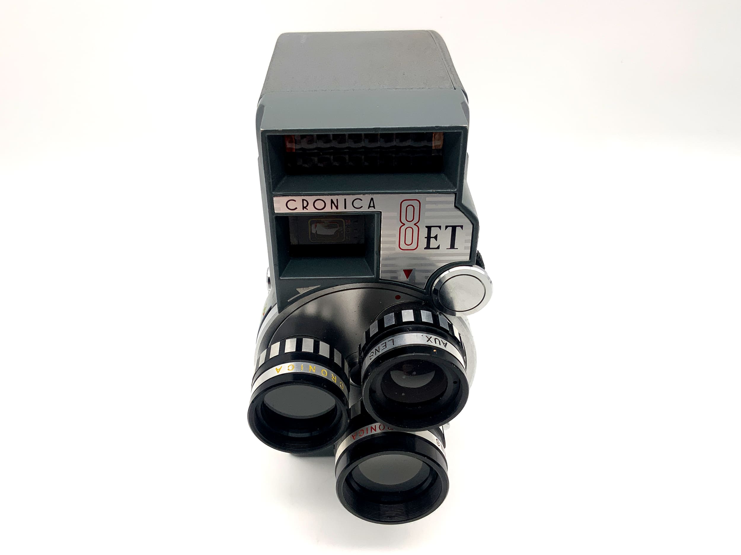 Appareil photo argentique Crown Cronica 8 ET avec objectif Cronica 3x et poignée, double 8 mm