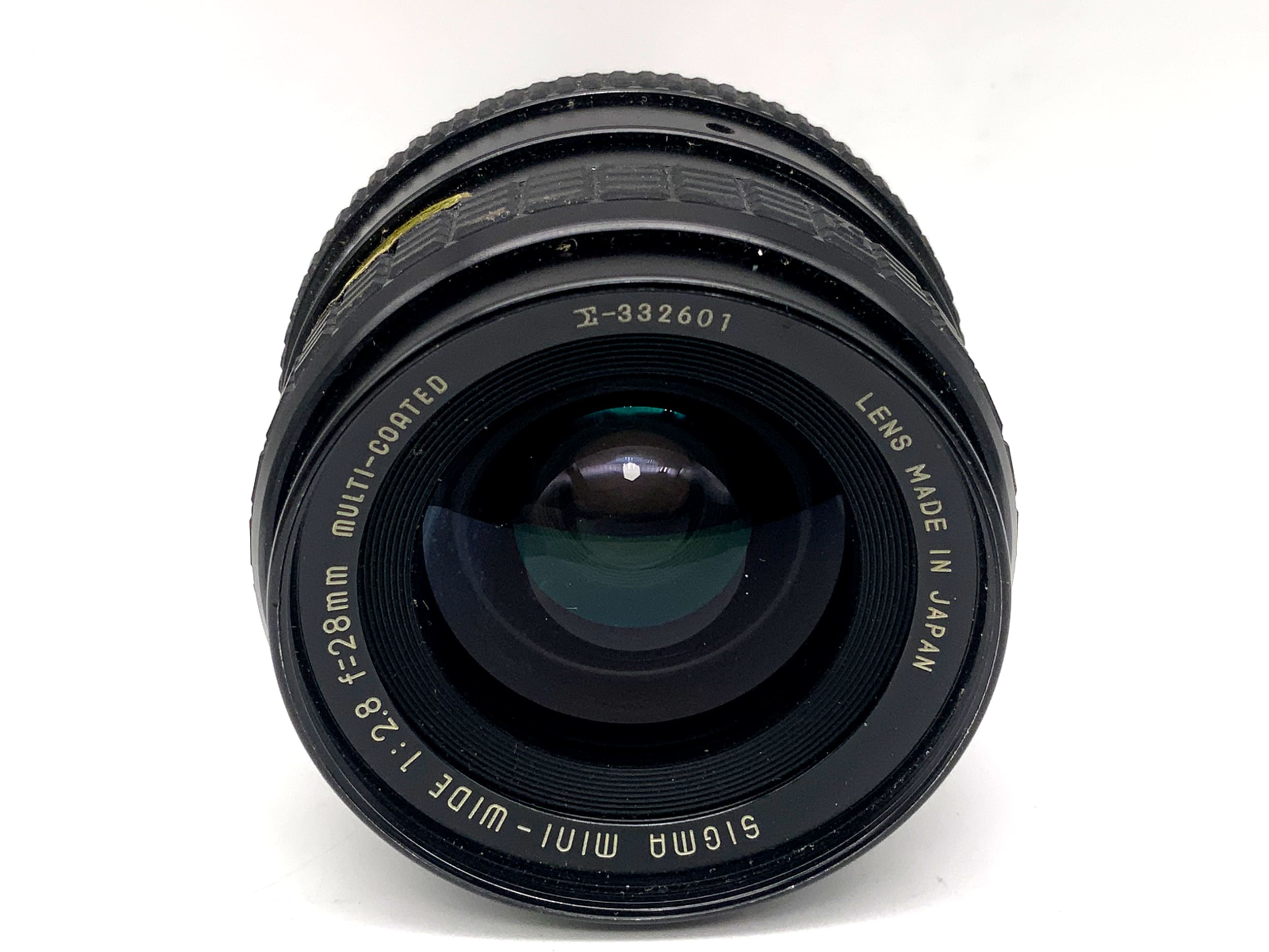 Objectif macro Sigma 28 mm 1:2.8 Mini-grand angle MC (Yashica / Contax)