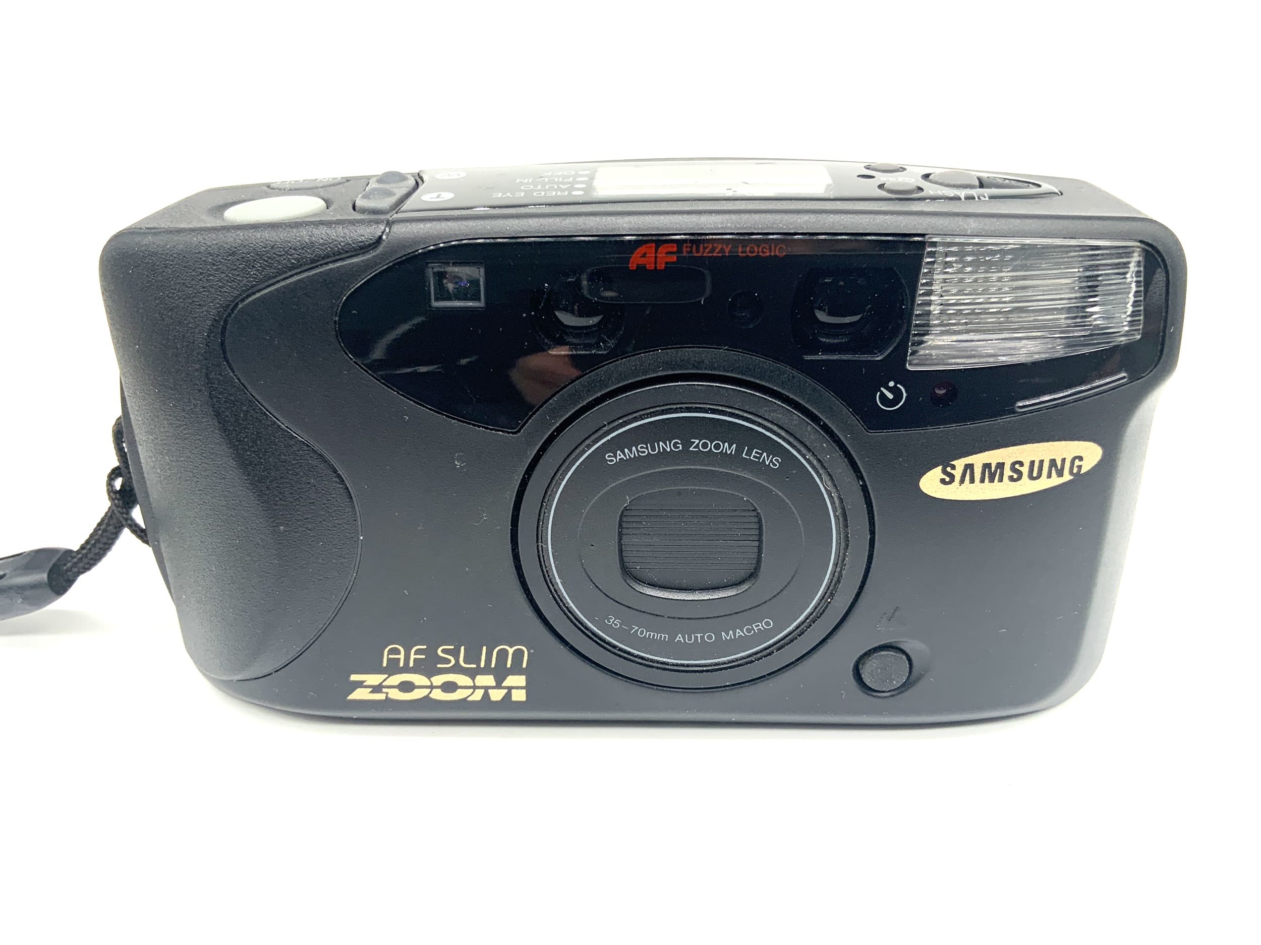 Samsung AF Slim Zoom Point&Shoot mit 35-70mm Auto Macro Analogkamera