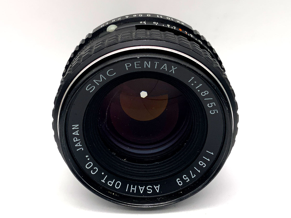 Objectif Asahi Pentax 55mm 1:1.8 SMC à focale fixe (Pentax K)