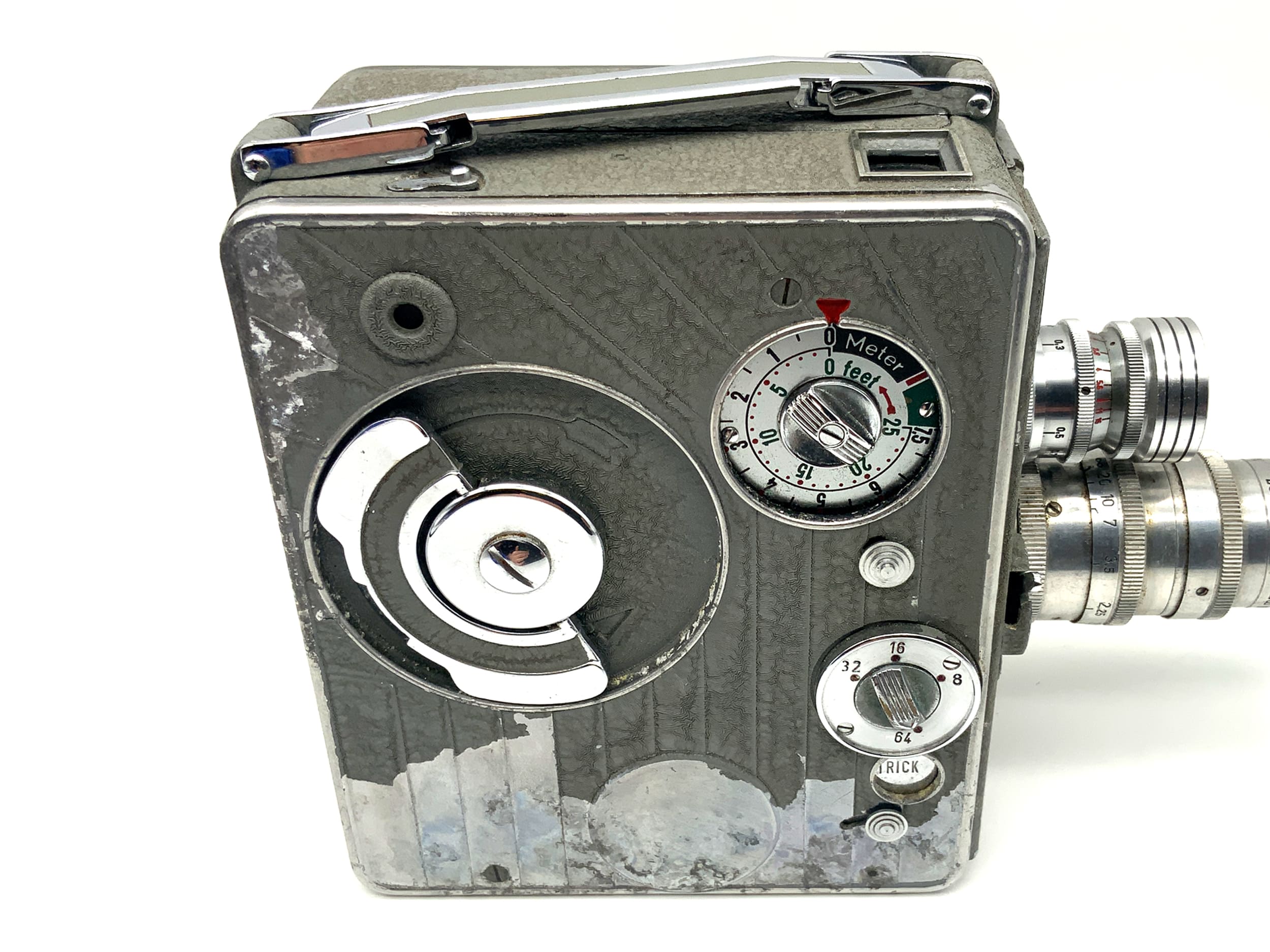 Braun Nizo S2T film camera with Anastigmat 1:2.8 50mm double 8mm film