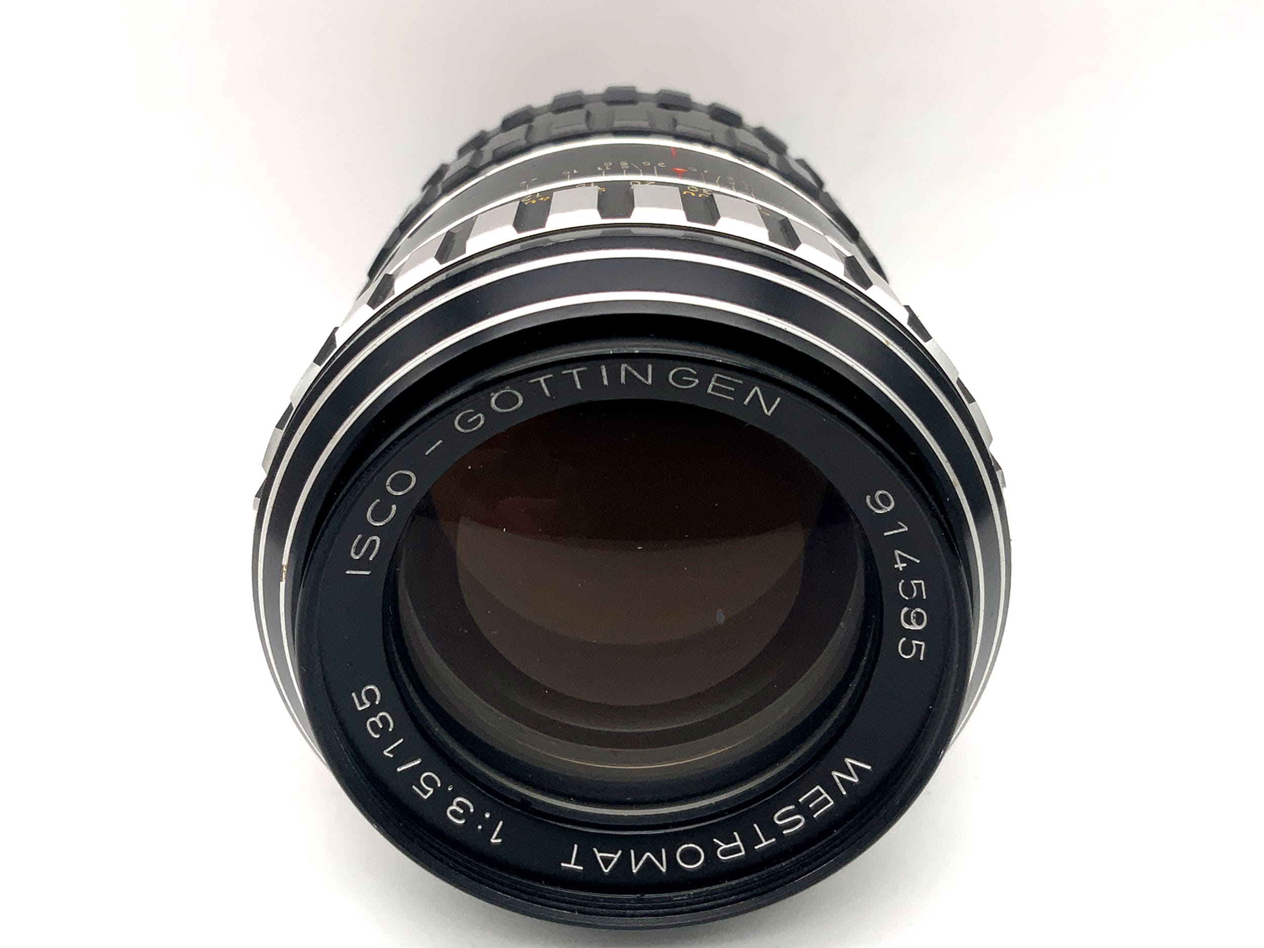 Objectif Isco Göttingen 135 mm 1:3.5, objectif Westomat Zebra à focale fixe (M42)