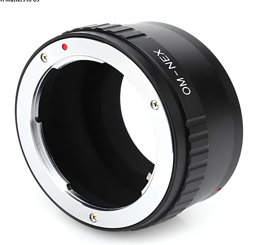 Adaptateur d'objectif OM-NEX (monture Olympus OM vers Sony E)